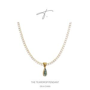 The Teardrop Pendant on a Chain